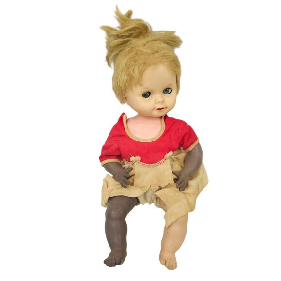 Scary Creepy Baby Doll Movie Prop Halloween Decor Toy Haunted Old Spooky Horror - Picture 1 of 16